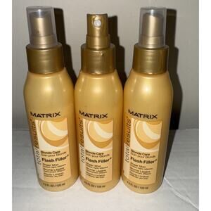 Lot Of 3- Matrix Total Results Blonde Care Flash Filler 4.2 oz